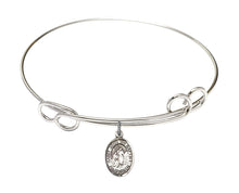 Load image into Gallery viewer, St. John the Baptist Custom Bangle - Silver
