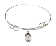Load image into Gallery viewer, St. Philomena Custom Bangle - Silver