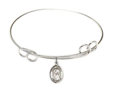 Load image into Gallery viewer, St. Monica Custom Bangle - Silver
