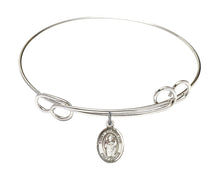 Load image into Gallery viewer, St. Stanislaus of Krakow Custom Bangle - Silver