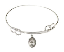 Load image into Gallery viewer, St. Anastasia Custom Bangle - Silver