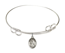 Load image into Gallery viewer, St. Remigius of Reims Custom Bangle - Silver