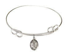 Load image into Gallery viewer, St. Fiacre Custom Bangle - Silver