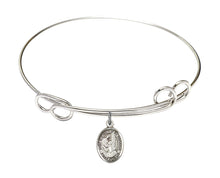 Load image into Gallery viewer, St. Elizabeth of the Visitation Custom Bangle - Silver