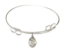 Load image into Gallery viewer, St. Dunstan Custom Bangle - Silver