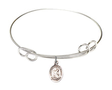 Load image into Gallery viewer, Blessed Herman the Cripple Custom Bangle - Silver