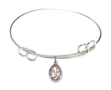 Load image into Gallery viewer, St. Mary Magdalene of Canossa Custom Bangle - Silver