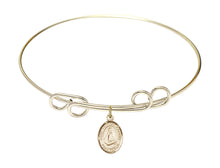 Load image into Gallery viewer, St. Frances Cabrini Custom Bangle - Gold Filled
