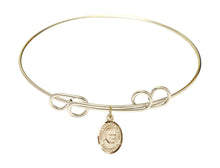 Load image into Gallery viewer, St. Vincent de Paul Custom Bangle - Gold Filled