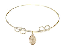 Load image into Gallery viewer, St. Christian Demosthenes Custom Bangle - Gold Filled