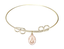 Load image into Gallery viewer, St. Jadwiga of Poland Custom Bangle - Gold Filled