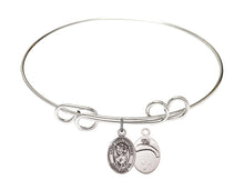 Load image into Gallery viewer, St. Dominic Savio Custom Bangle - Silver
