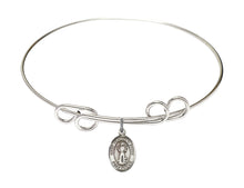 Load image into Gallery viewer, St. Francis of Assisi Custom Bangle - Silver