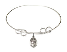 Load image into Gallery viewer, St. Sebastian Custom Bangle - Silver
