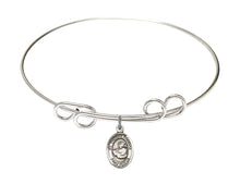 Load image into Gallery viewer, St. Thomas Aquinas Custom Bangle - Silver