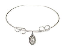 Load image into Gallery viewer, St. Maria Goretti Custom Bangle - Silver