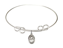Load image into Gallery viewer, St. Ignatius of Loyola Custom Bangle - Silver