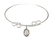 Load image into Gallery viewer, St. John of the Cross Custom Bangle - Silver