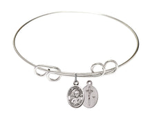 Load image into Gallery viewer, Pope St. John Paul II Custom Bangle - Silver