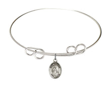 Load image into Gallery viewer, St. Remigius of Reims Custom Bangle - Silver