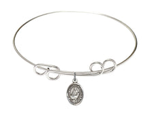 Load image into Gallery viewer, St. Catherine of Sweden Custom Bangle - Silver
