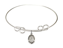 Load image into Gallery viewer, St. Frances of Rome Custom Bangle - Silver