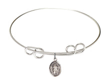 Load image into Gallery viewer, Divine Mercy Custom Bangle - Silver