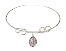 Load image into Gallery viewer, St. Simon the Apostle Custom Bangle - Silver