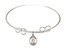 Load image into Gallery viewer, St. Drogo Custom Bangle - Silver