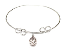 Load image into Gallery viewer, Guardian Angel / Dance Custom Bangle - Silver