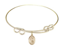 Load image into Gallery viewer, St. John the Apostle Custom Bangle - Gold Filled