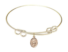 Load image into Gallery viewer, St. Joseph of Arimathea Custom Bangle - Gold Filled
