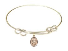 Load image into Gallery viewer, St. Columbanus Custom Bangle - Gold Filled