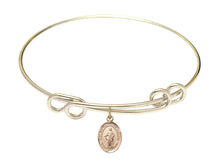 Load image into Gallery viewer, Our Lady of the Undoer of Knots Custom Bangle - Gold Filled