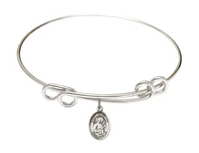 Load image into Gallery viewer, St. Camillus of Lellis Custom Bangle - Silver