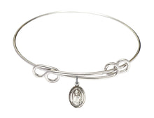 Load image into Gallery viewer, St. Dennis Custom Bangle - Silver