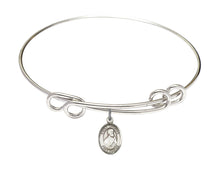 Load image into Gallery viewer, St. Thomas the Apostle Custom Bangle - Silver