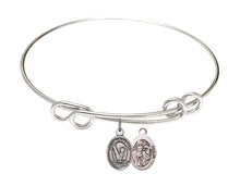 Load image into Gallery viewer, St. Sebastian / Gymnastics Custom Bangle - Silver