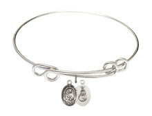 Load image into Gallery viewer, Our Lady of Mount Carmel Custom Bangle - Silver