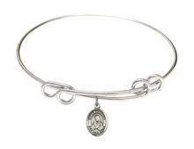 Load image into Gallery viewer, Our Lady of Sorrows Custom Bangle - Silver