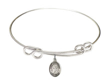 Load image into Gallery viewer, St. Athanasius Custom Bangle - Silver