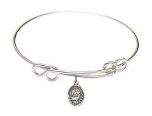 Load image into Gallery viewer, St. Catherine of Sweden Custom Bangle - Silver