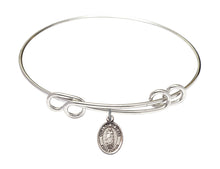 Load image into Gallery viewer, Our Lady of Tears Custom Bangle - Silver
