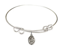 Load image into Gallery viewer, St. Polycarp of Smyrna Custom Bangle - Silver