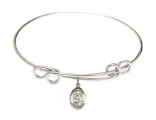 Load image into Gallery viewer, St. Vitus Custom Bangle - Silver