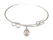 Load image into Gallery viewer, St. Nathanael Custom Bangle - Silver