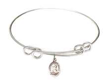 Load image into Gallery viewer, Blessed Herman the Cripple Custom Bangle - Silver