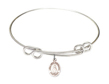 Load image into Gallery viewer, St. Lydia Purpuraria Custom Bangle - Silver