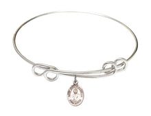 Load image into Gallery viewer, St. Joseph Marello Custom Bangle - Silver