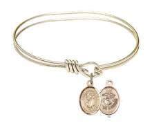 Load image into Gallery viewer, St. Elizabeth Ann Seton Custom Bangle - Gold Filled